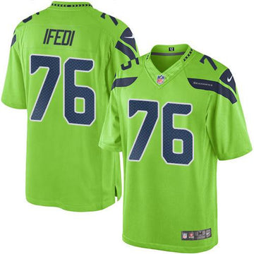 Germain Ifedi Seattle Seahawks green Limited jersey