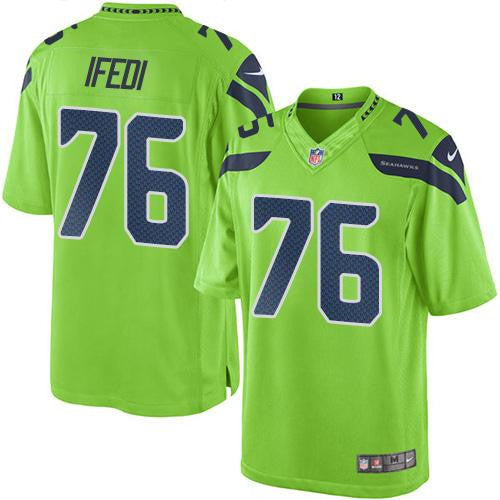 Germain Ifedi Seattle Seahawks green Limited jersey
