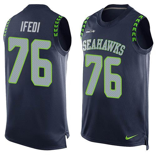 Germain Ifedi Seattle Seahawks blue Limited jersey