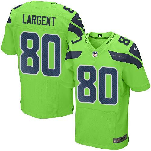 Steve Largent Seattle Seahawks green Elite jersey