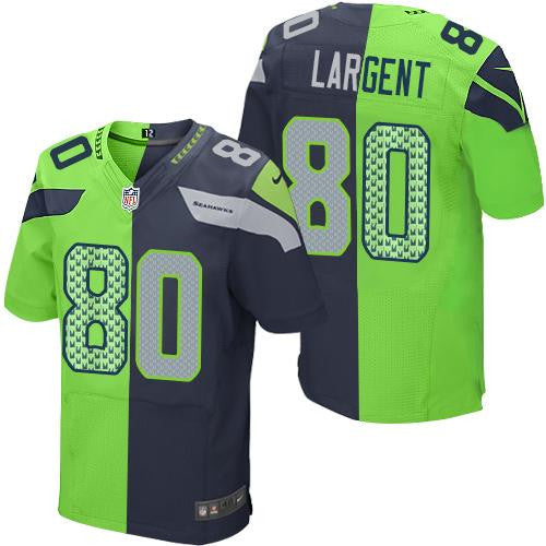 Steve Largent Seattle Seahawks blue Elite jersey
