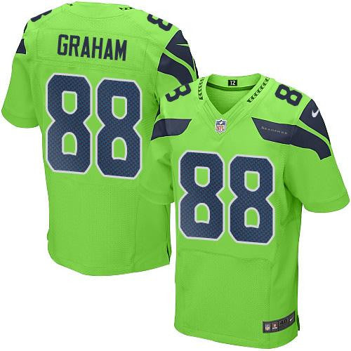 Jimmy Graham Seattle Seahawks green Elite jersey