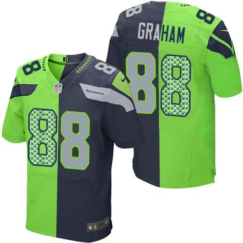 Jimmy Graham Seattle Seahawks blue Elite jersey