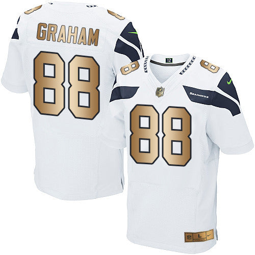 Jimmy Graham Seattle Seahawks white Elite jersey