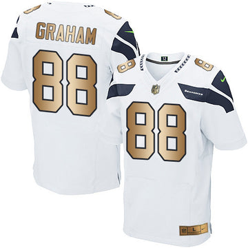 Jimmy Graham Seattle Seahawks white Elite jersey