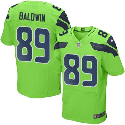 Doug Baldwin Seattle Seahawks green Elite jersey
