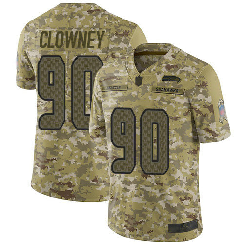 Jadeveon Clowney Seattle Seahawks camo Salute To Service jersey