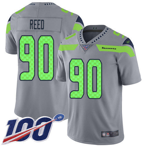 Jarran Reed Seattle Seahawks gray Inverted Legend jersey