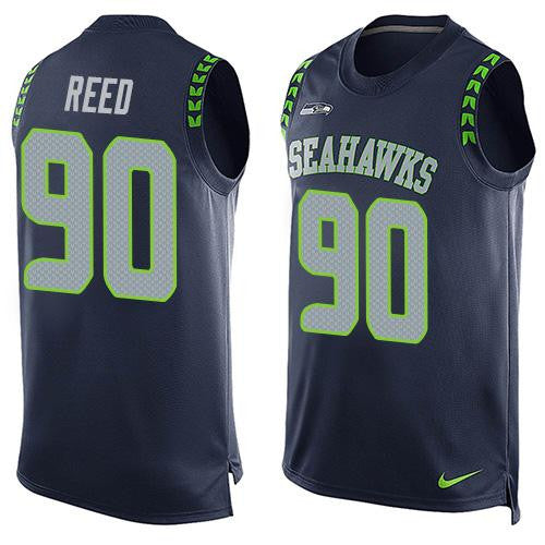 Jarran Reed Seattle Seahawks blue Limited jersey