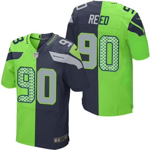Jarran Reed Seattle Seahawks blue Elite jersey
