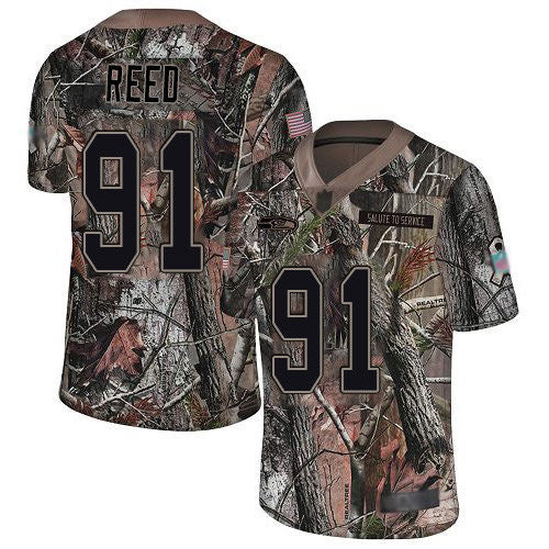 Jarran Reed Seattle Seahawks camo Limited jersey