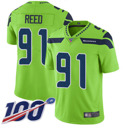 Jarran Reed Seattle Seahawks green Limited jersey