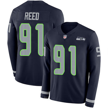 Jarran Reed Seattle Seahawks blue Limited jersey