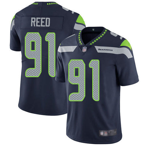 Jarran Reed Seattle Seahawks blue Vapor jersey