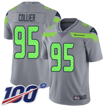 L.J. Collier Seattle Seahawks gray Inverted Legend jersey