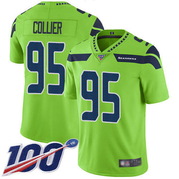 L.J. Collier Seattle Seahawks green Limited jersey