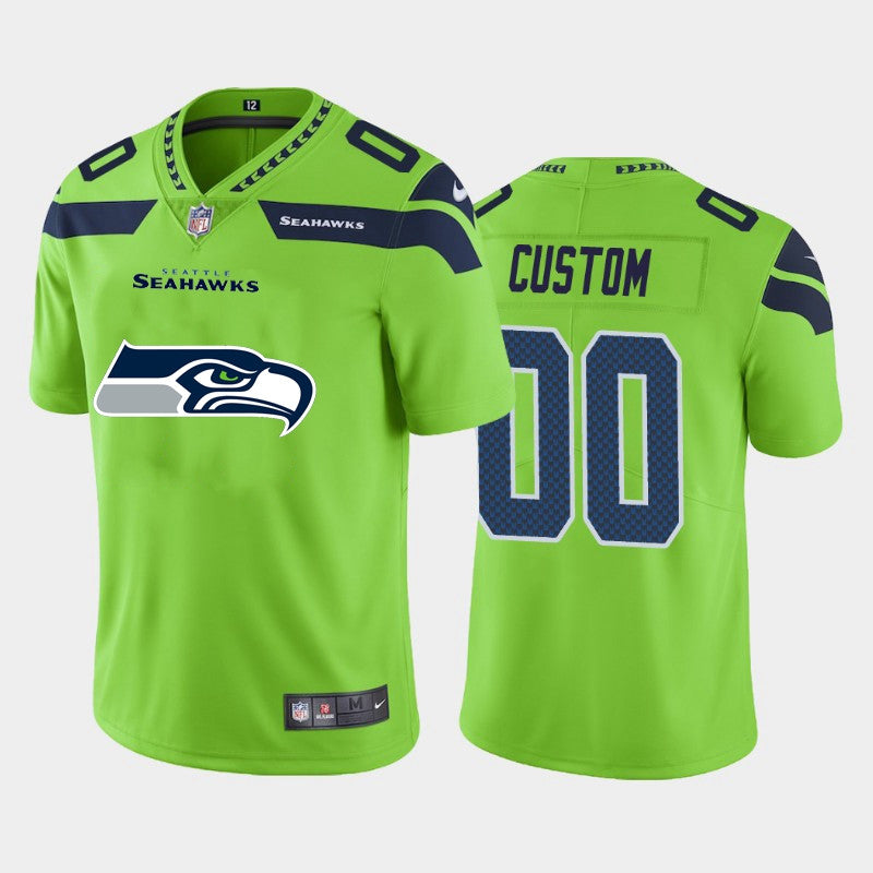 Custom Seattle Seahawks green Untouchable jersey