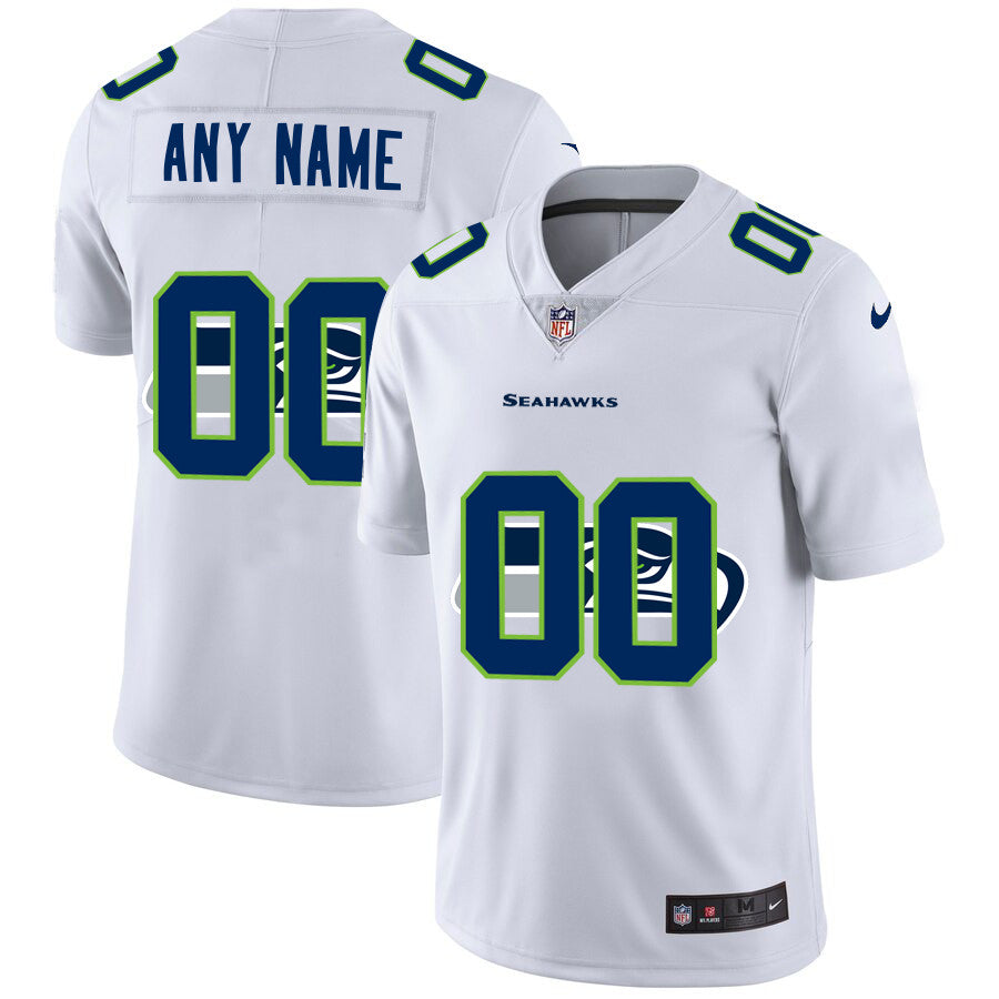 Custom Seattle Seahawks white Untouchable jersey