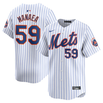 Sean Manaea New York Mets white Limited jersey