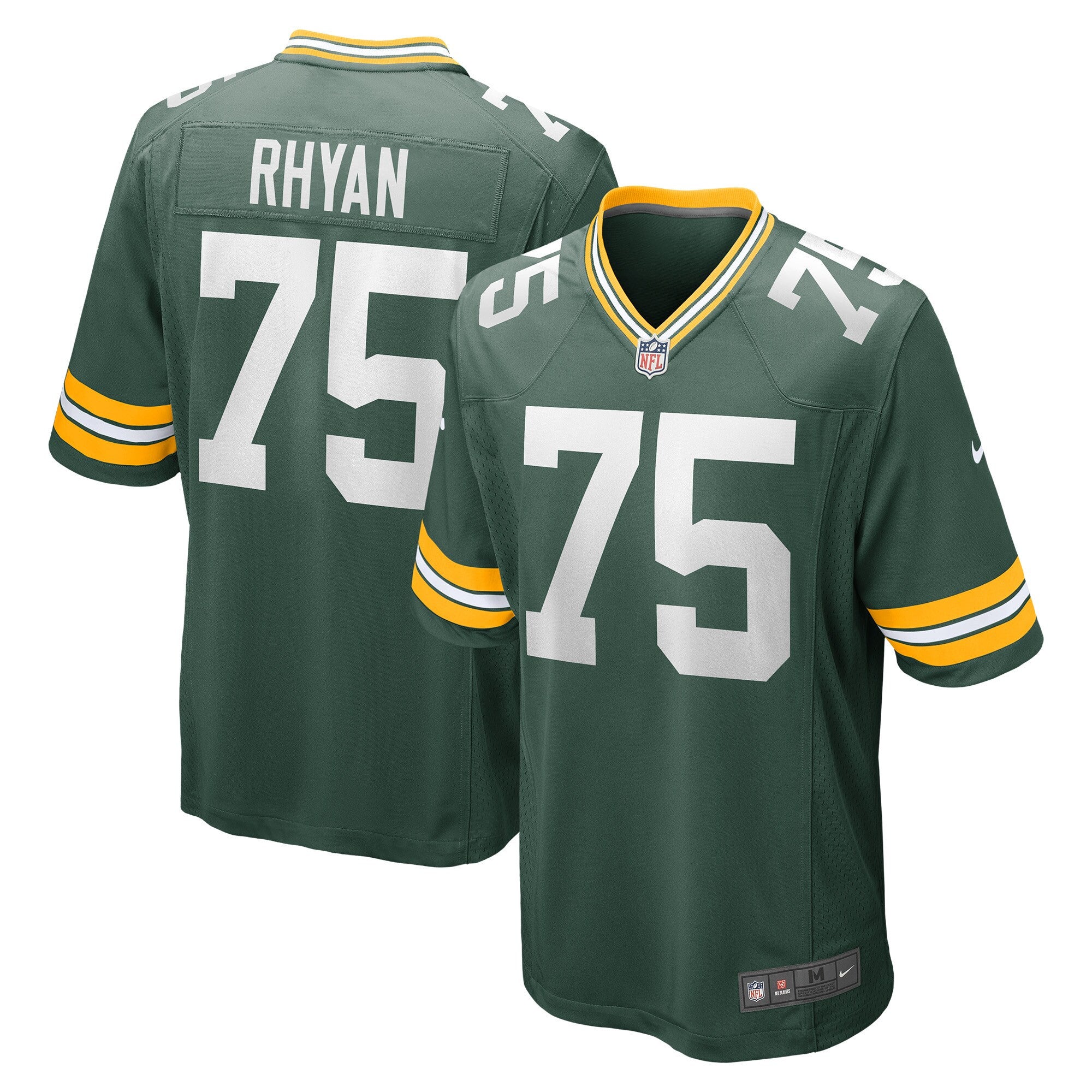 Sean Rhyan Green Bay Packers green Game jersey