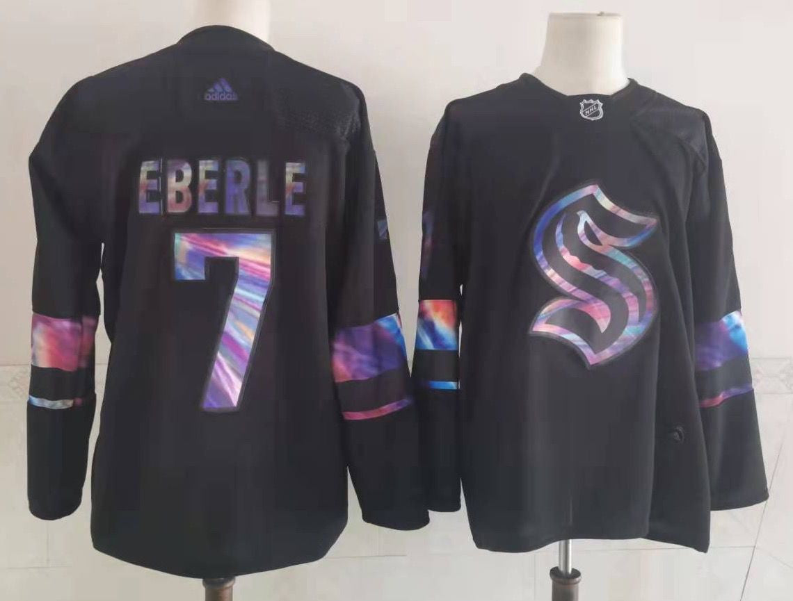Jordan Eberle Seattle Kraken black jersey