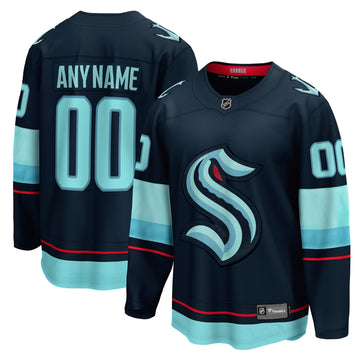 Seattle Kraken navy Home jersey