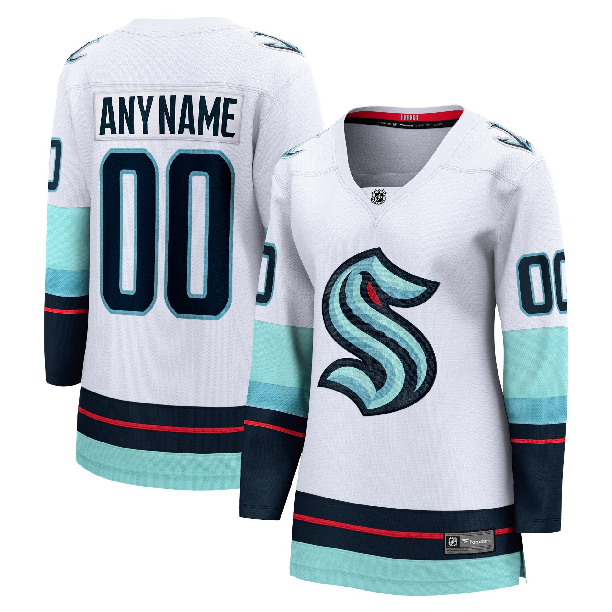 Seattle Kraken white Away jersey