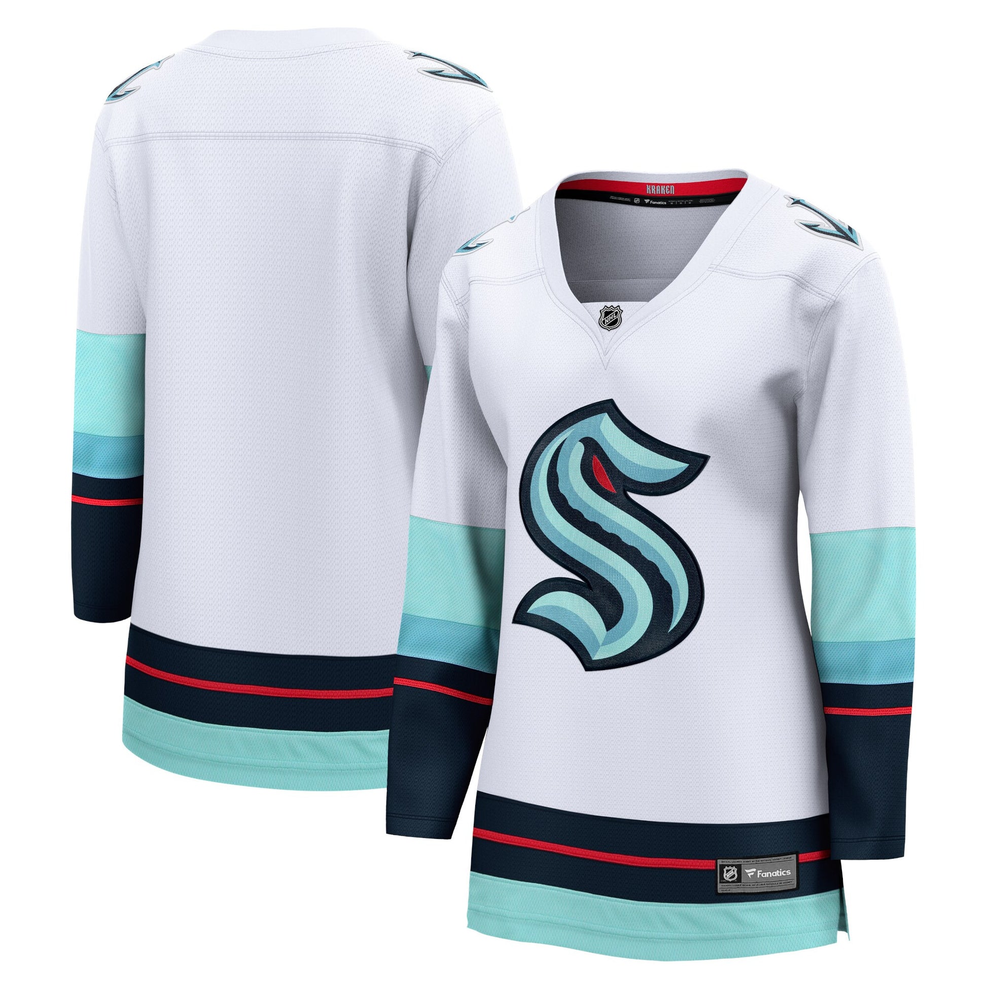 Seattle Kraken white Away jersey