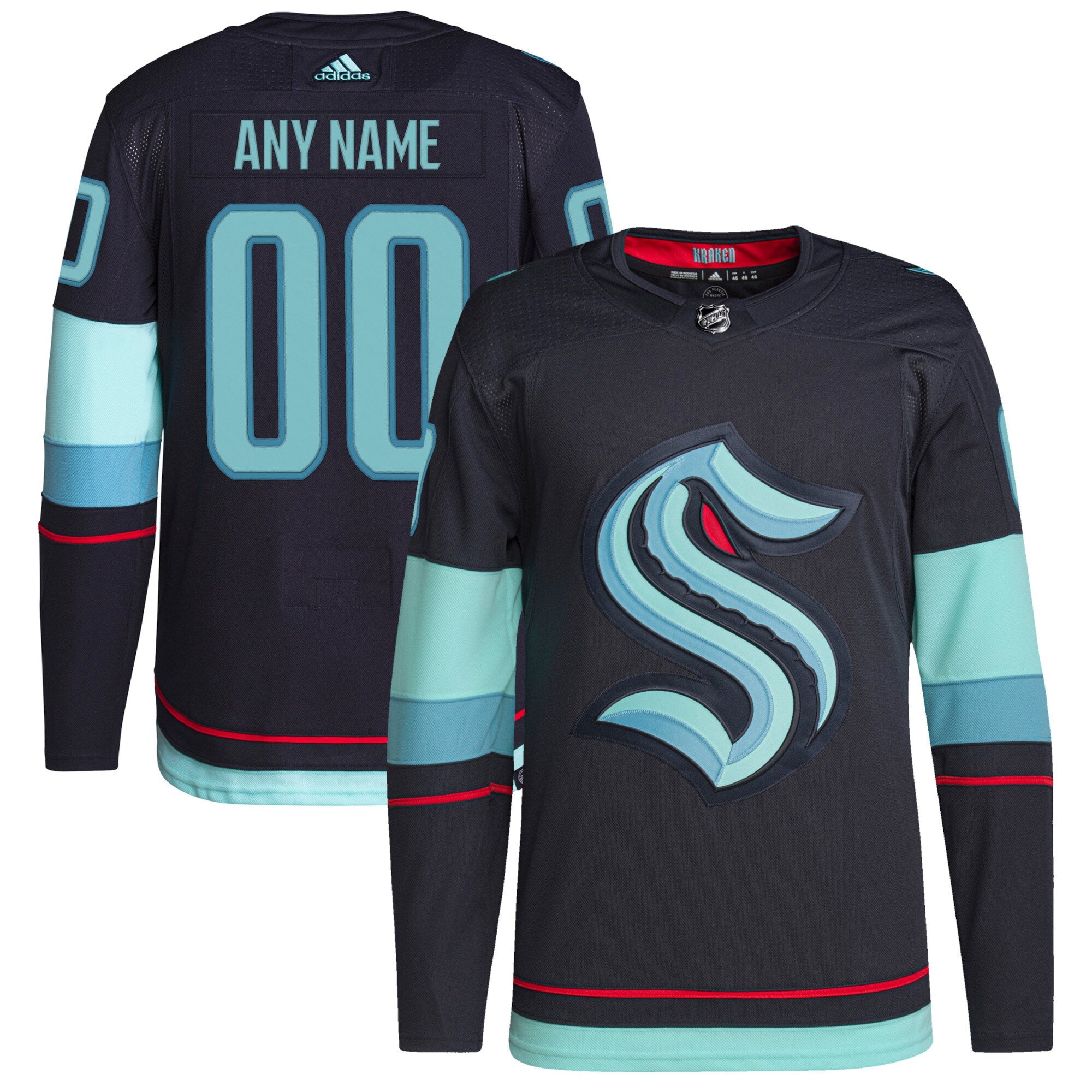 Seattle Kraken navy Home jersey
