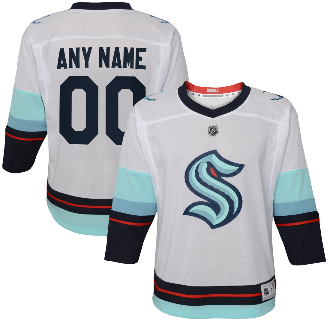 Seattle Kraken white Away jersey