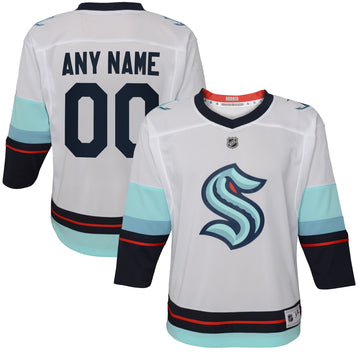 Seattle Kraken white Away jersey