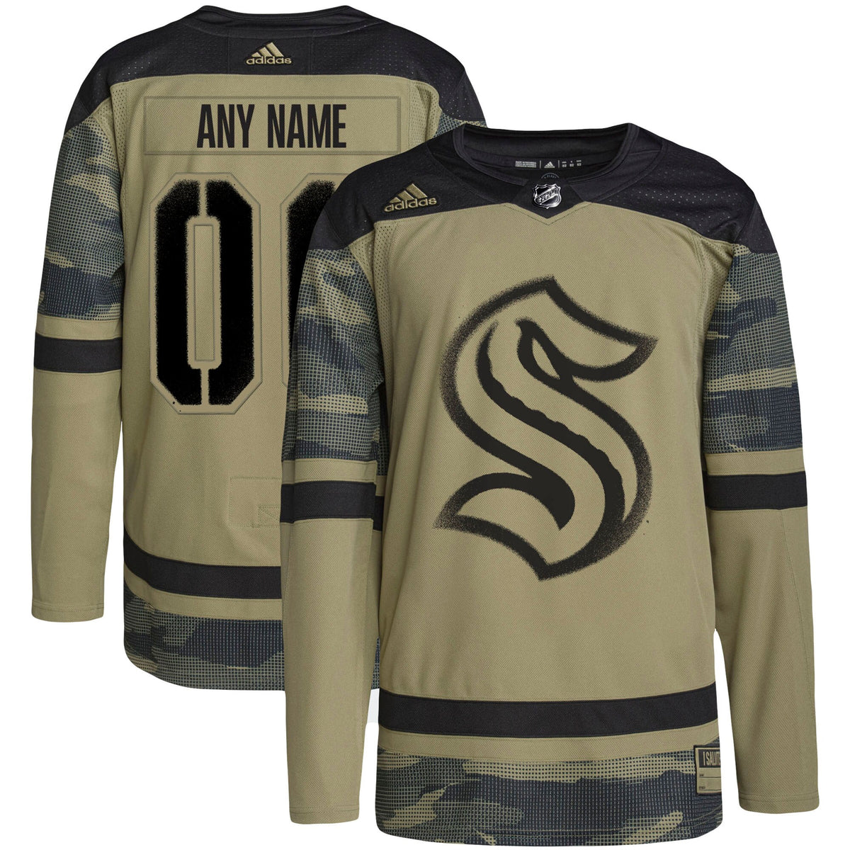 Custom Seattle Kraken camo Camo jersey
