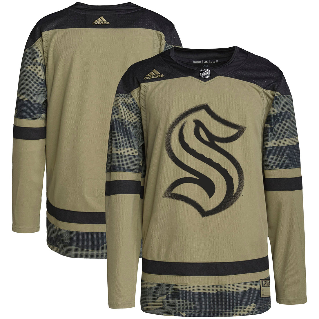 Military Appreciation Practice Seattle Kraken camo Camo jersey