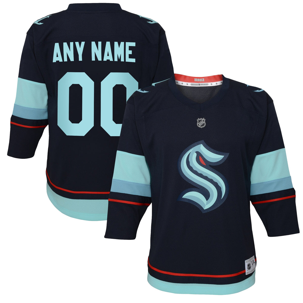 Seattle Kraken navy Home jersey