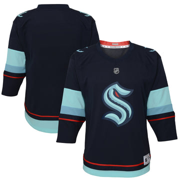 Seattle Kraken navy Home jersey