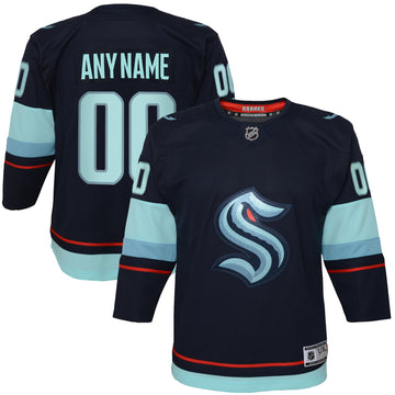 Seattle Kraken navy Home jersey