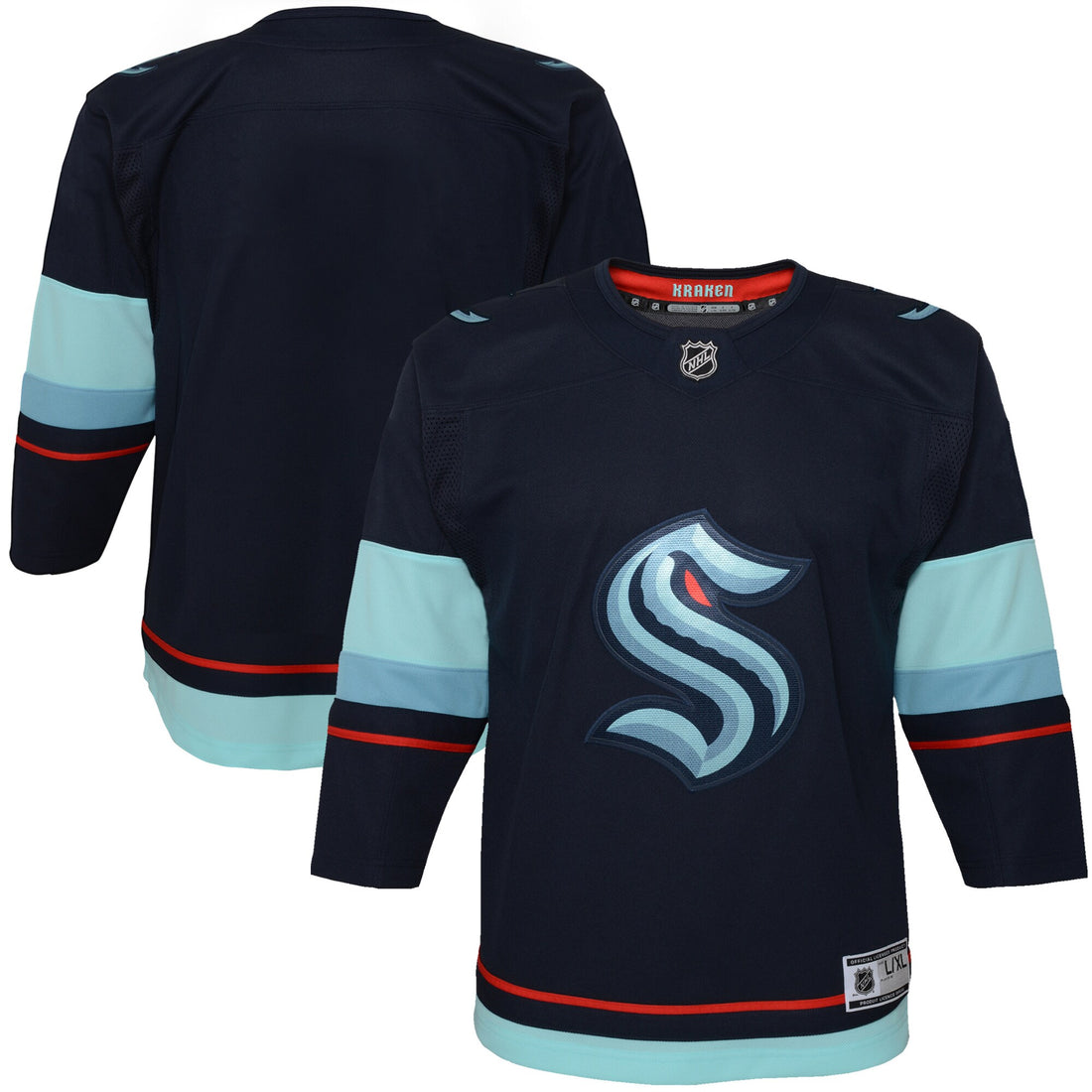 Seattle Kraken navy Home jersey