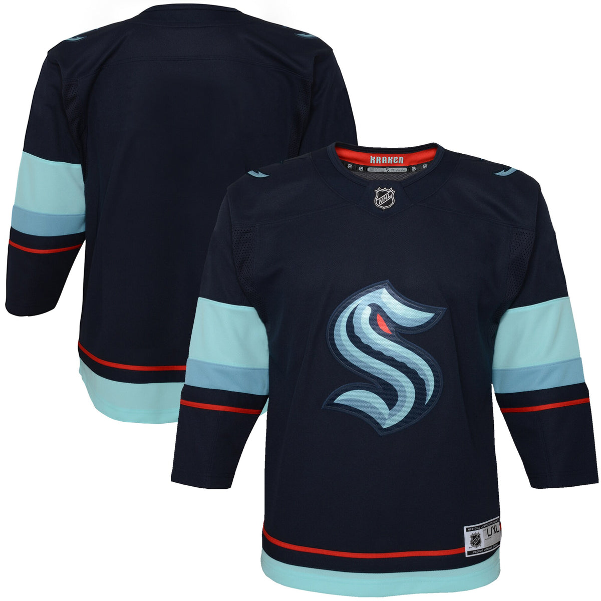 Seattle Kraken navy Home jersey