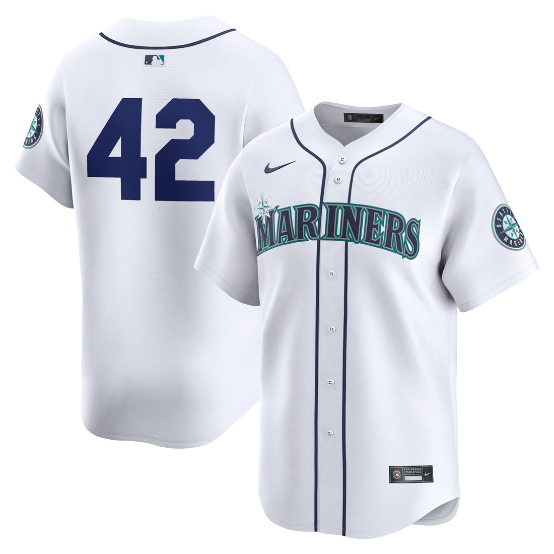 Seattle Mariners white Limited jersey
