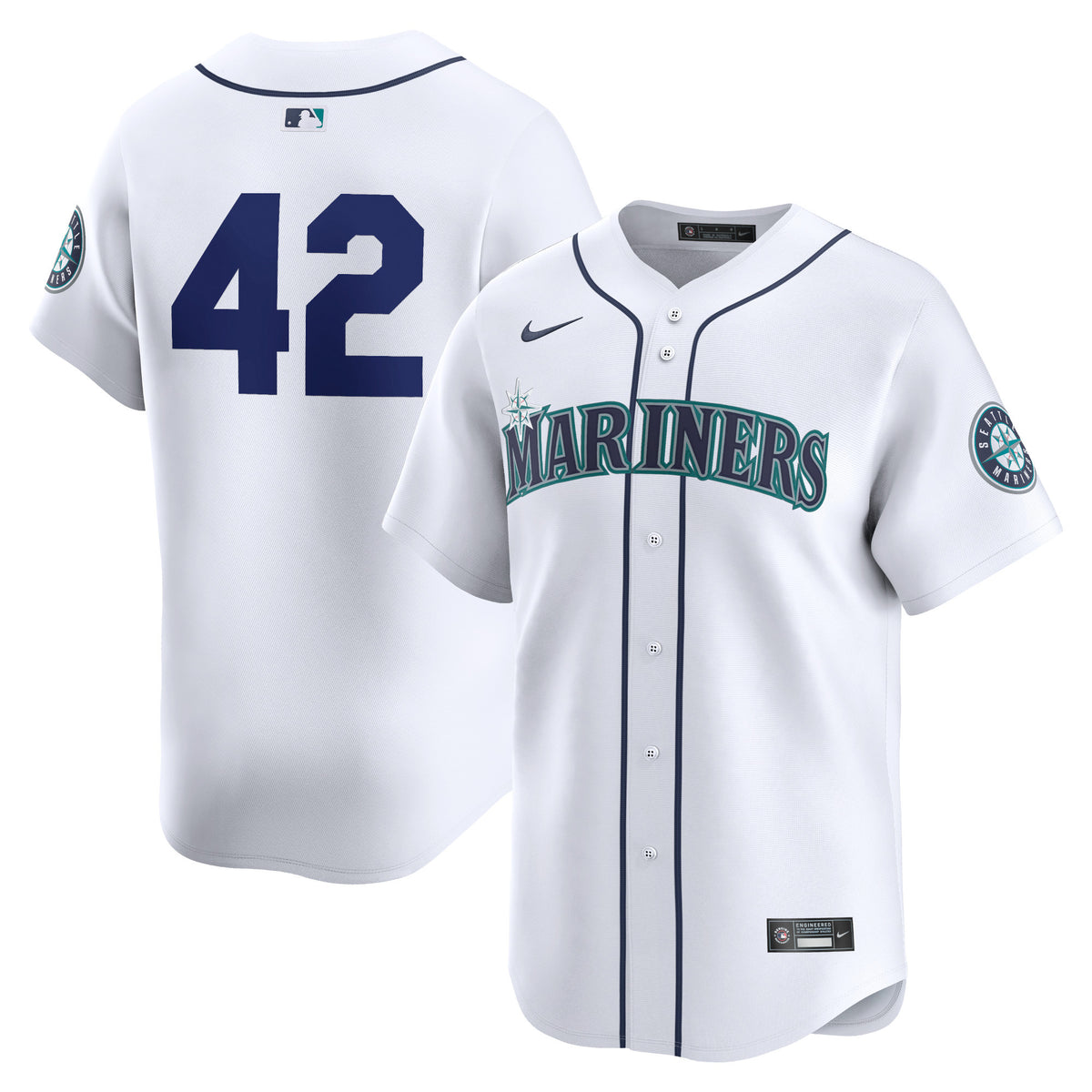 Seattle Mariners white Limited jersey