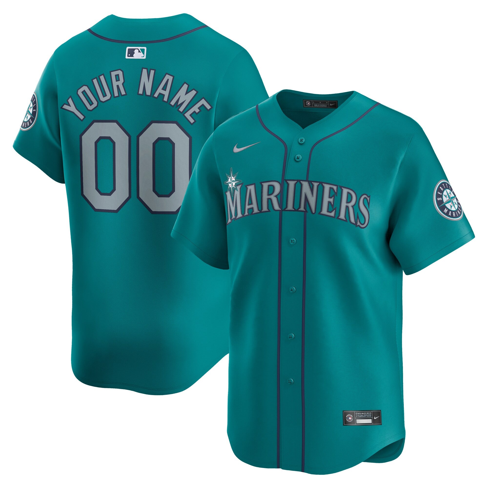 Seattle Mariners aqua Limited jersey