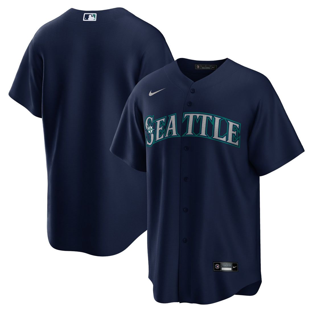 Seattle Mariners navy Alternate jersey