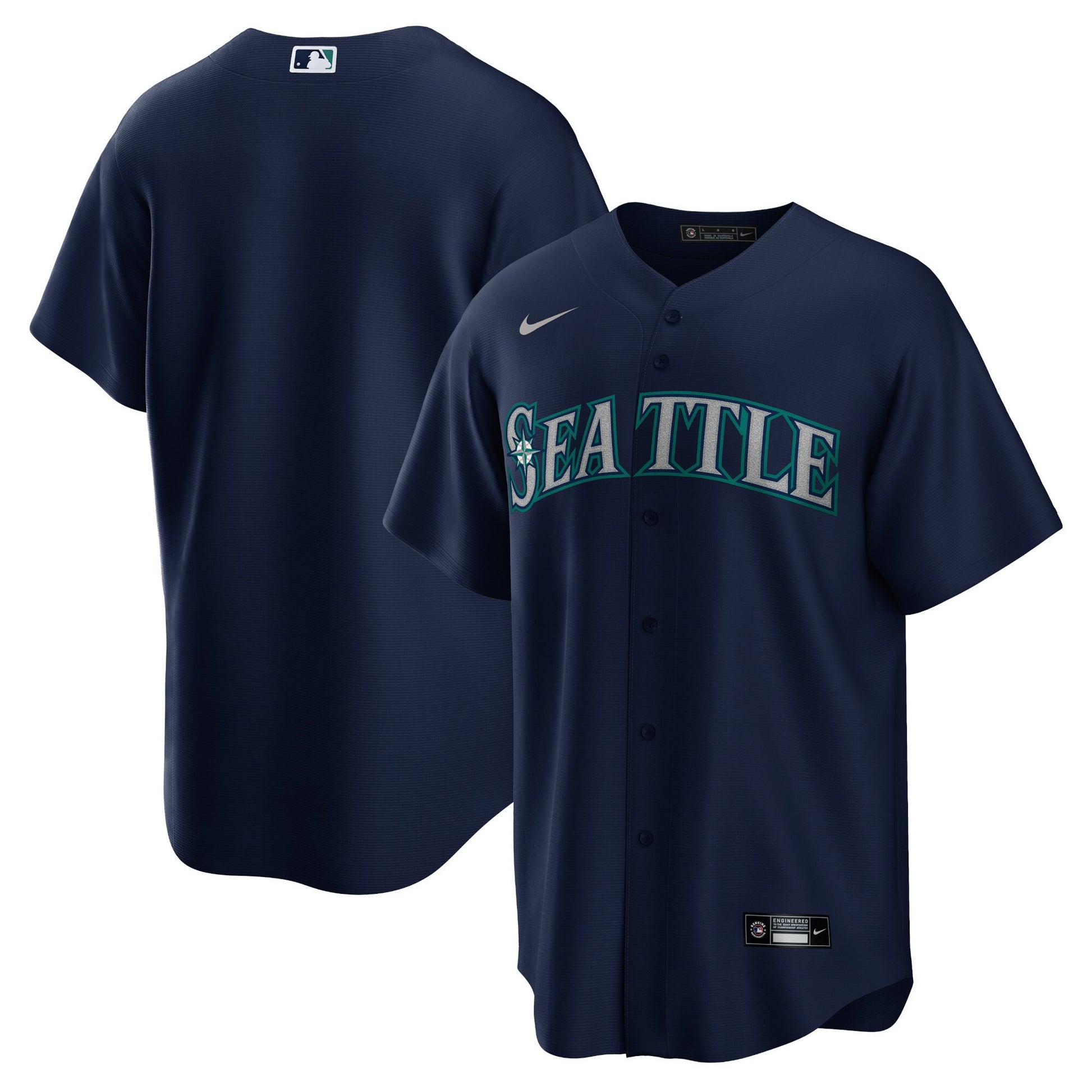 Seattle Mariners navy Alternate jersey
