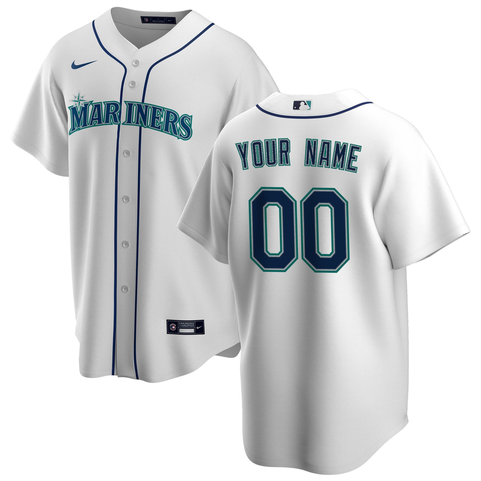Seattle Mariners white Home jersey