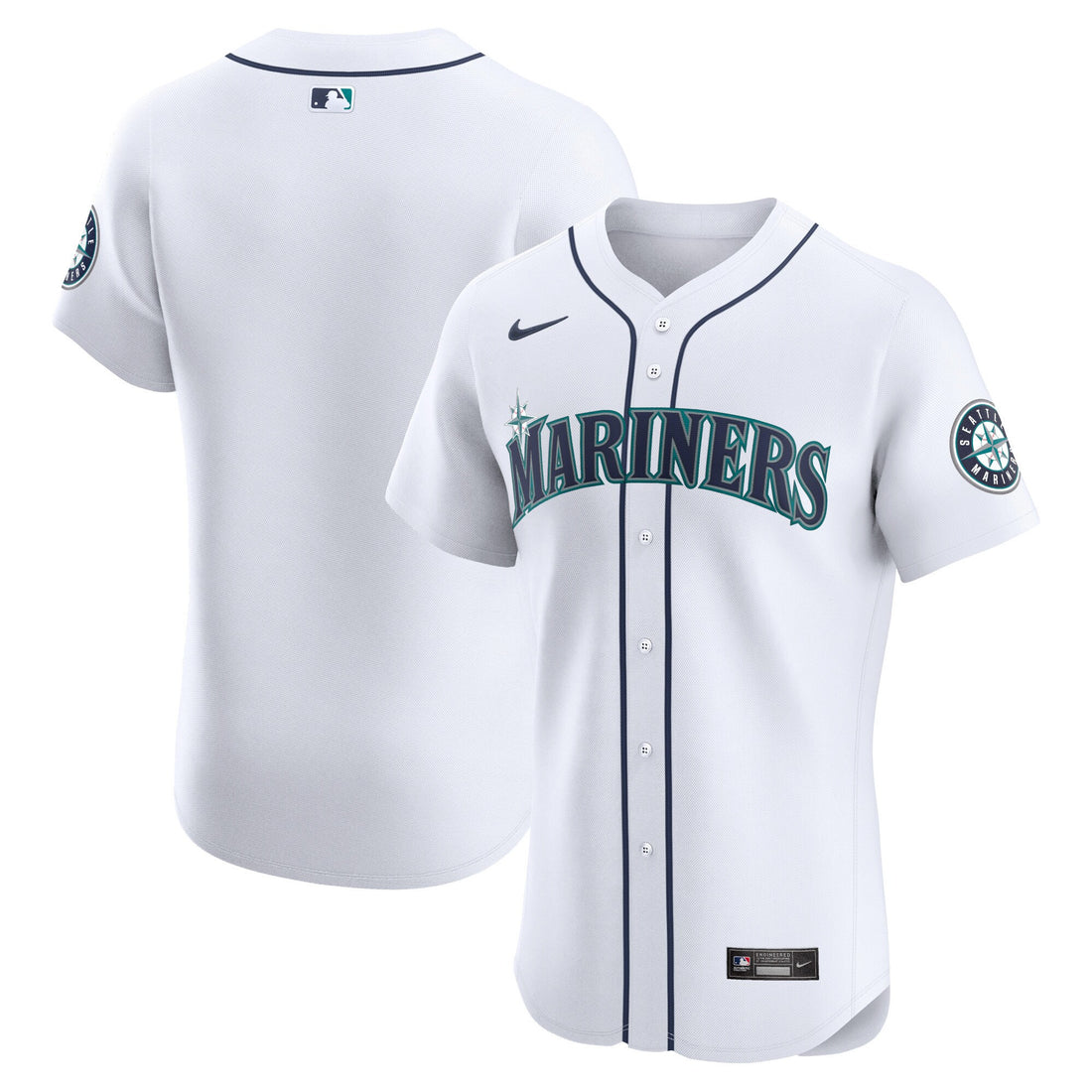 Seattle Mariners white Elite jersey
