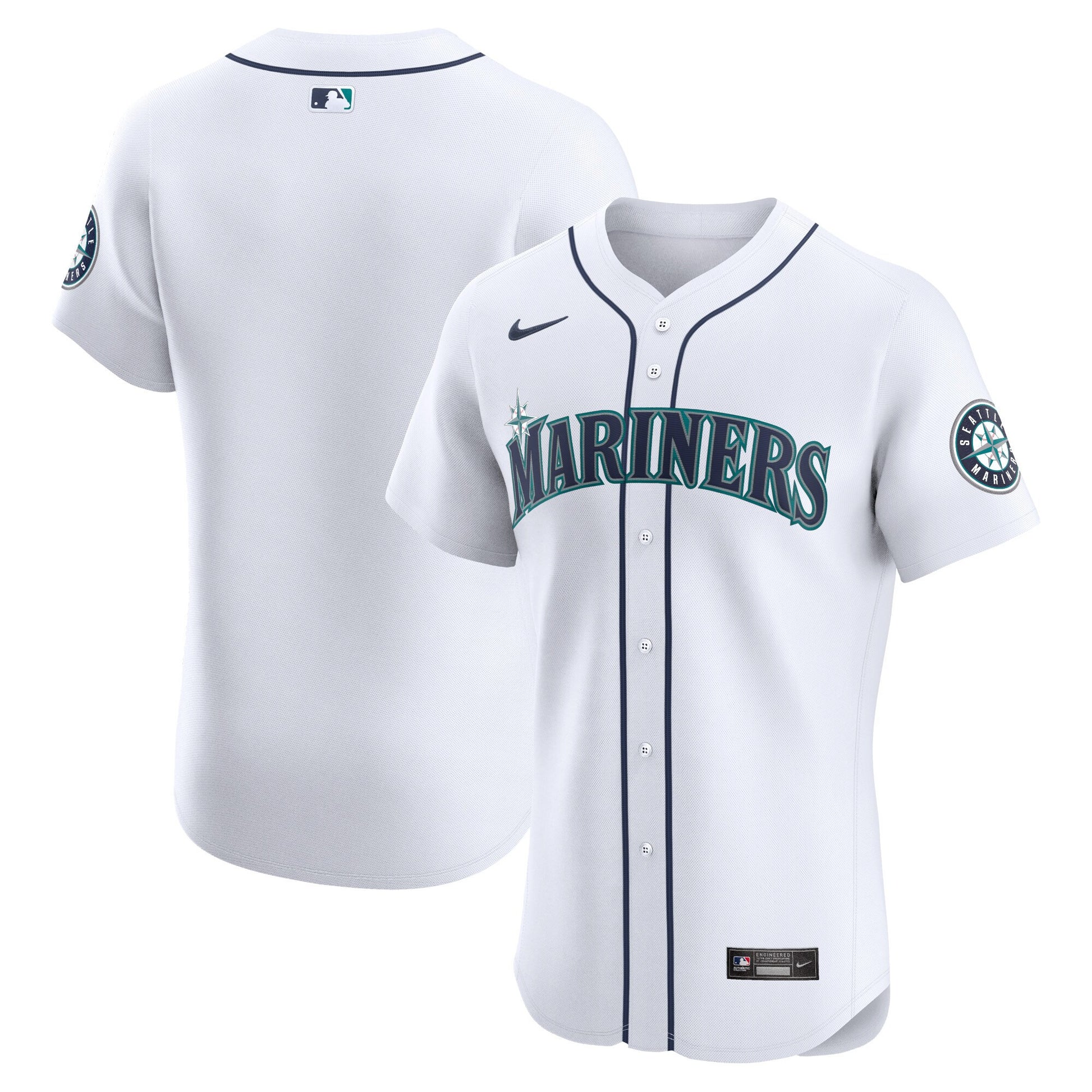 Seattle Mariners white Elite jersey