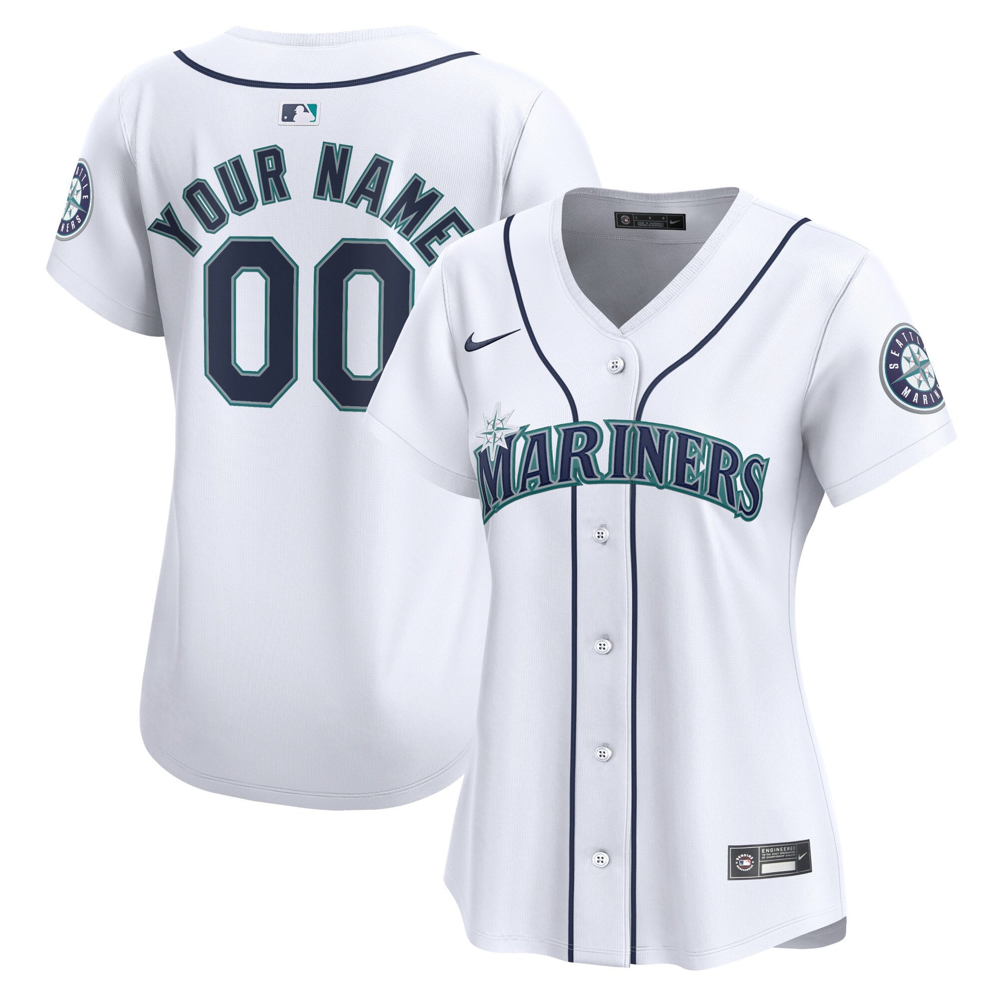 Seattle Mariners white Limited jersey