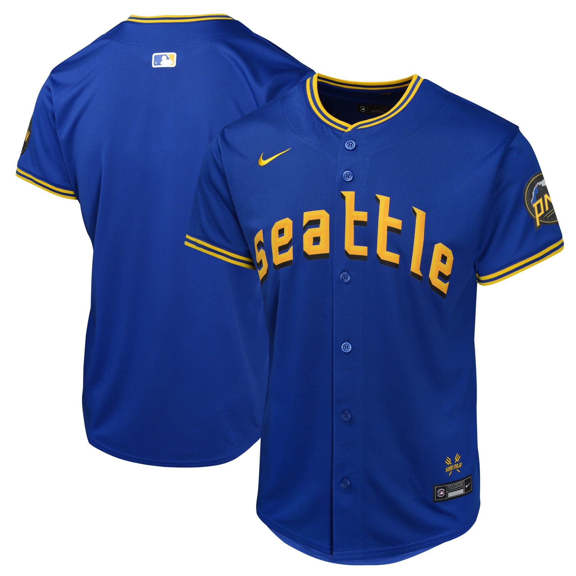 Seattle Mariners blue City Connect jersey