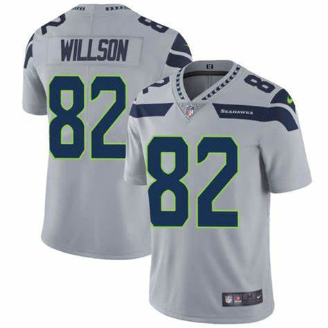 Luke Willson Seattle Seahawks grey Vapor jersey