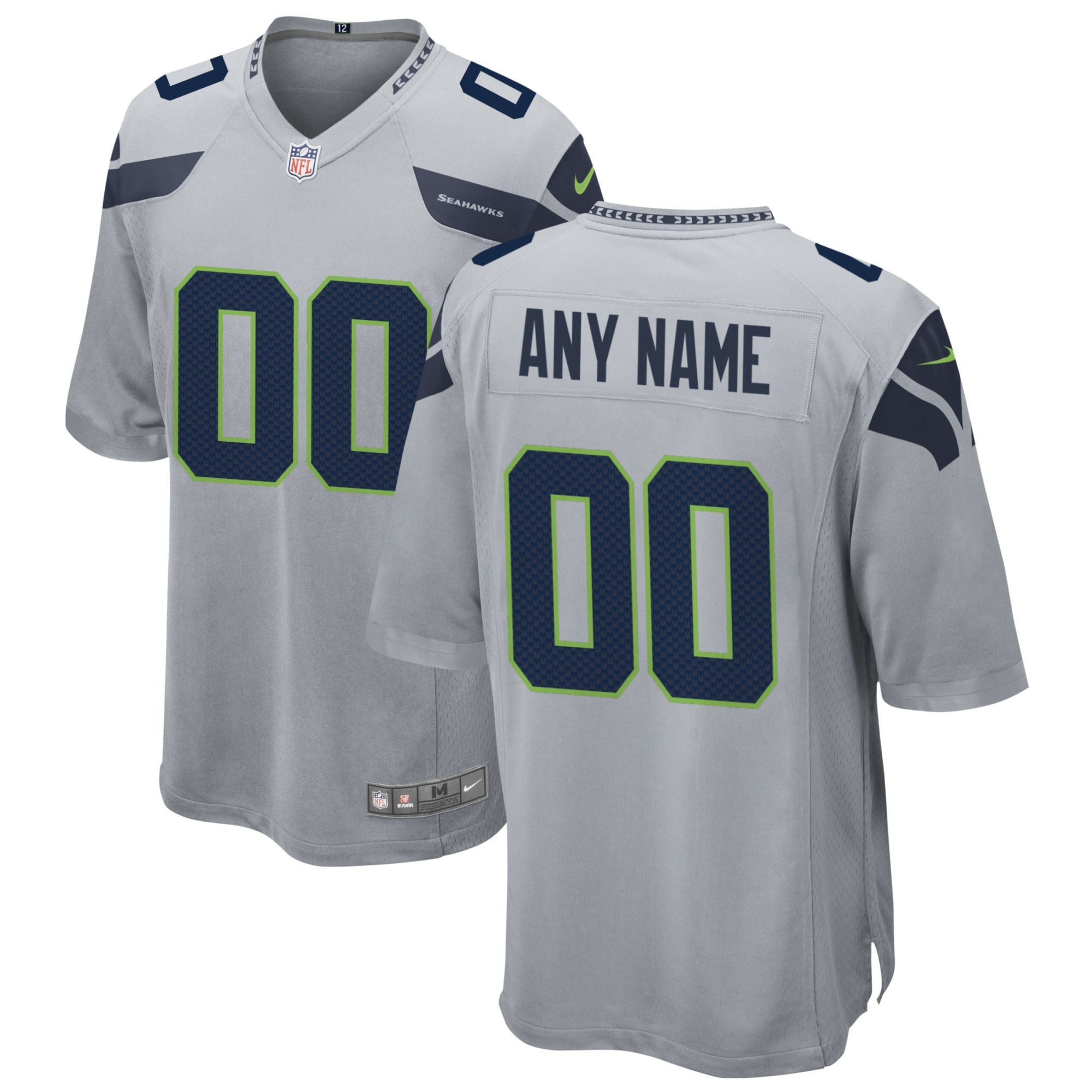 Seattle Seahawks gray Alternate jersey